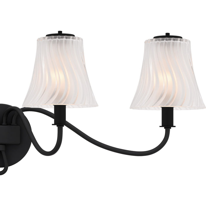 Quoizel MCK8631MBK Four Light Bath, Matte Black