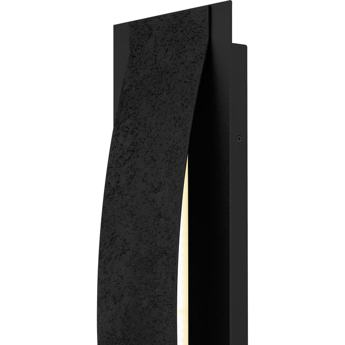 Quoizel ONX8407EK LED Outdoor Wall Lantern, Earth Black