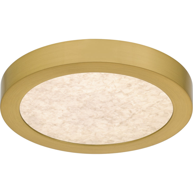 Quoizel OSTA1708BRG LED Flush Mount, Brushed Gold