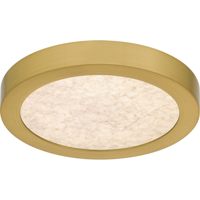 Quoizel OSTA1708BRG LED Flush Mount, Brushed Gold