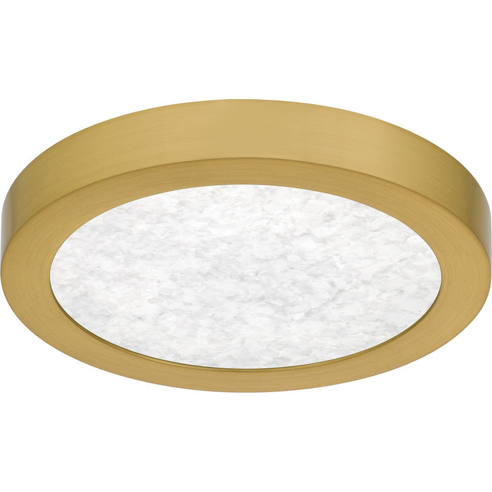 Quoizel OSTA1708BRG LED Flush Mount, Brushed Gold
