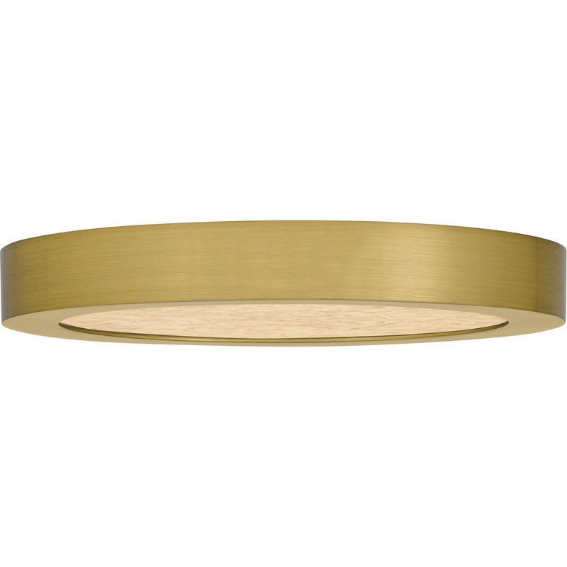 Quoizel OSTA1708BRG LED Flush Mount, Brushed Gold
