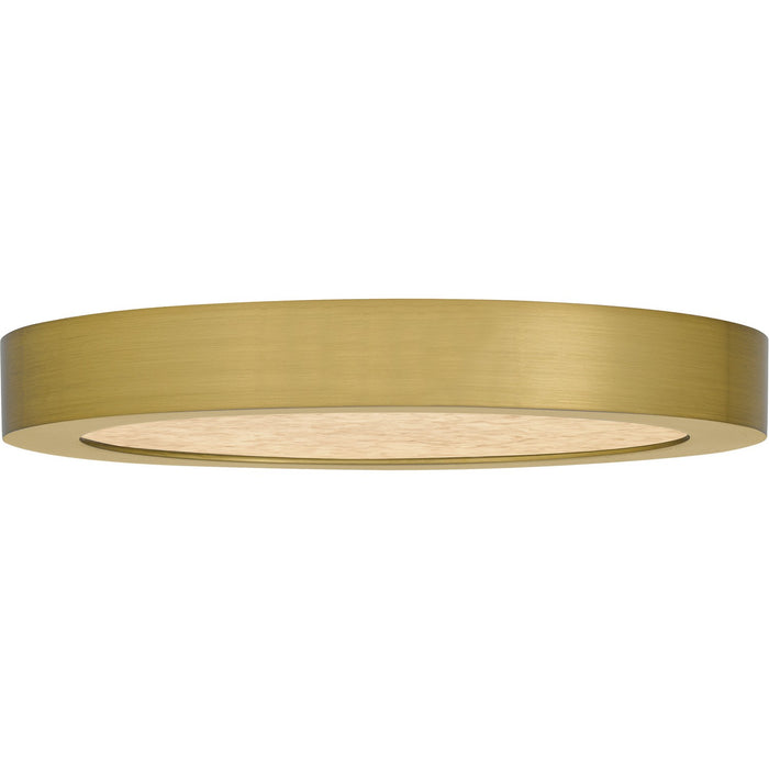 Quoizel OSTA1708BRG LED Flush Mount, Brushed Gold