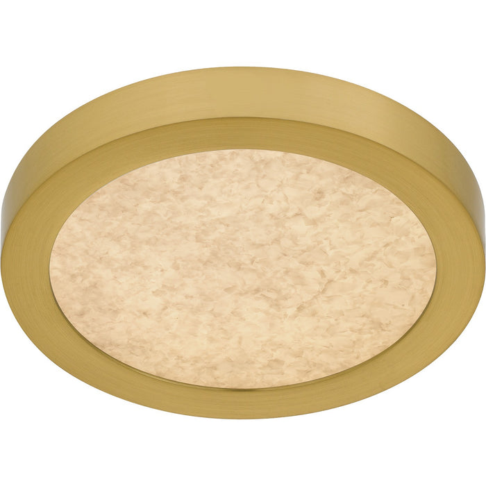 Quoizel OSTA1708BRG LED Flush Mount, Brushed Gold
