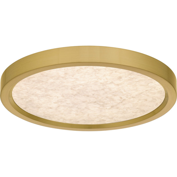 Quoizel OSTA1711BRG LED Flush Mount, Brushed Gold