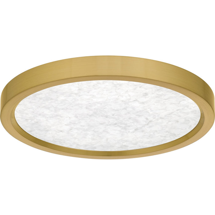 Quoizel OSTA1711BRG LED Flush Mount, Brushed Gold