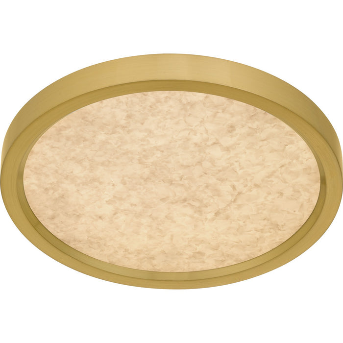 Quoizel OSTA1711BRG LED Flush Mount, Brushed Gold