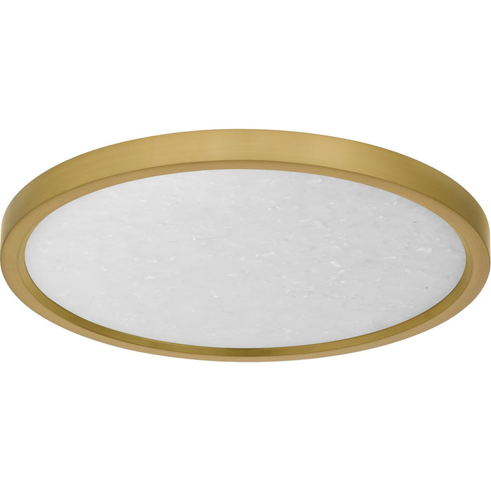 Quoizel OSTA1715BRG LED Flush Mount, Brushed Gold