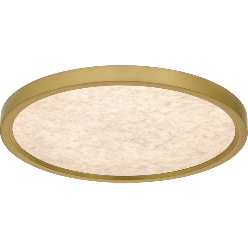 Quoizel OSTA1715BRG LED Flush Mount, Brushed Gold