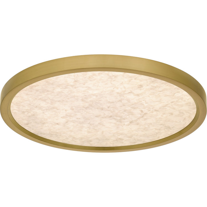 Quoizel OSTA1715BRG LED Flush Mount, Brushed Gold