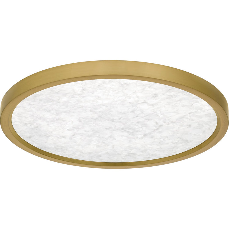 Quoizel OSTA1715BRG LED Flush Mount, Brushed Gold