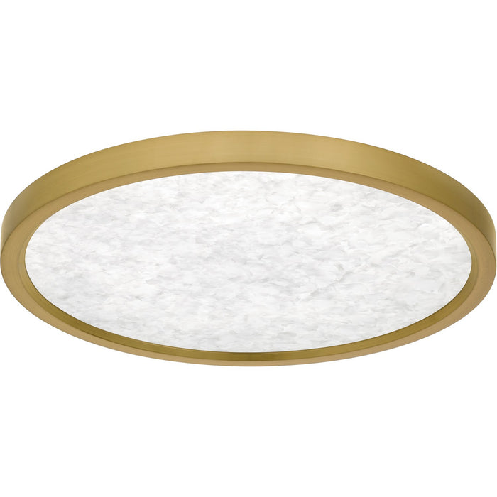 Quoizel OSTA1715BRG LED Flush Mount, Brushed Gold
