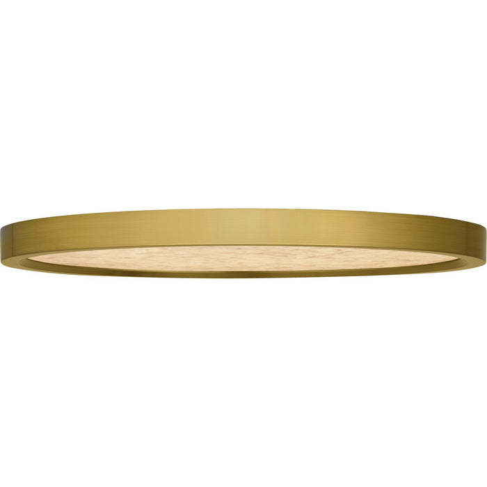 Quoizel OSTA1715BRG LED Flush Mount, Brushed Gold