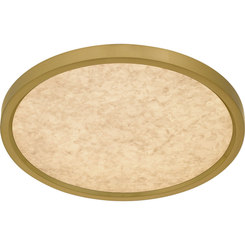 Quoizel OSTA1715BRG LED Flush Mount, Brushed Gold