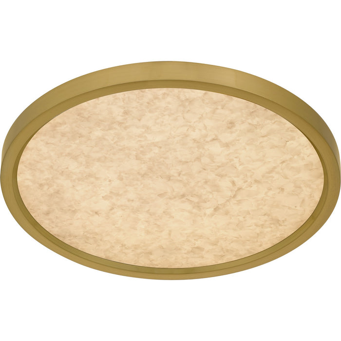 Quoizel OSTA1715BRG LED Flush Mount, Brushed Gold