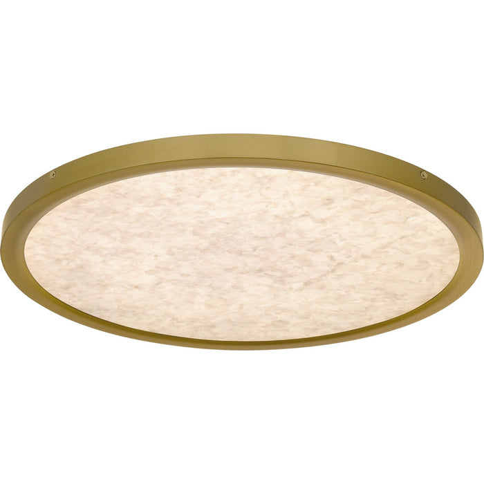 Quoizel OSTA1720BRG LED Flush Mount, Brushed Gold