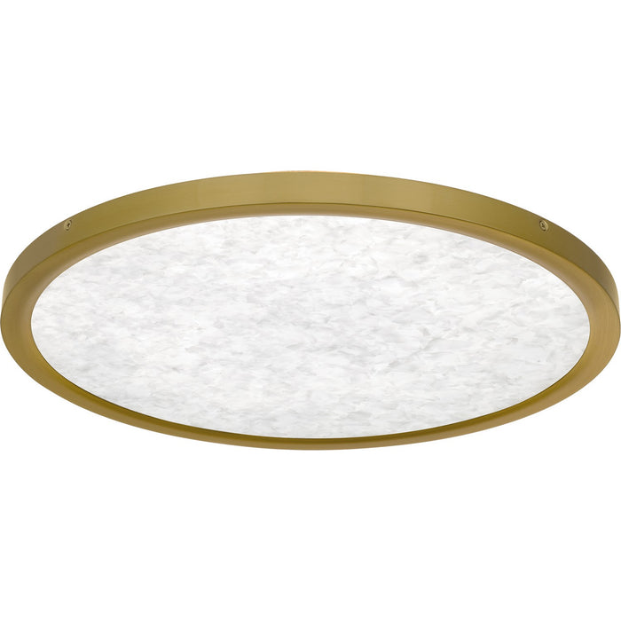 Quoizel OSTA1720BRG LED Flush Mount, Brushed Gold