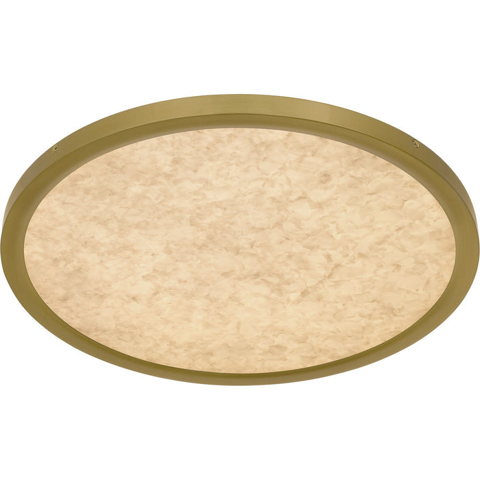 Quoizel OSTA1720BRG LED Flush Mount, Brushed Gold
