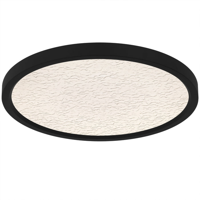 Quoizel OSTC1715EK LED Flush Mount, Earth Black