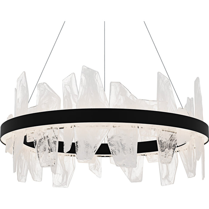 Quoizel PCAUR5030MBK LED Chandelier, Matte Black