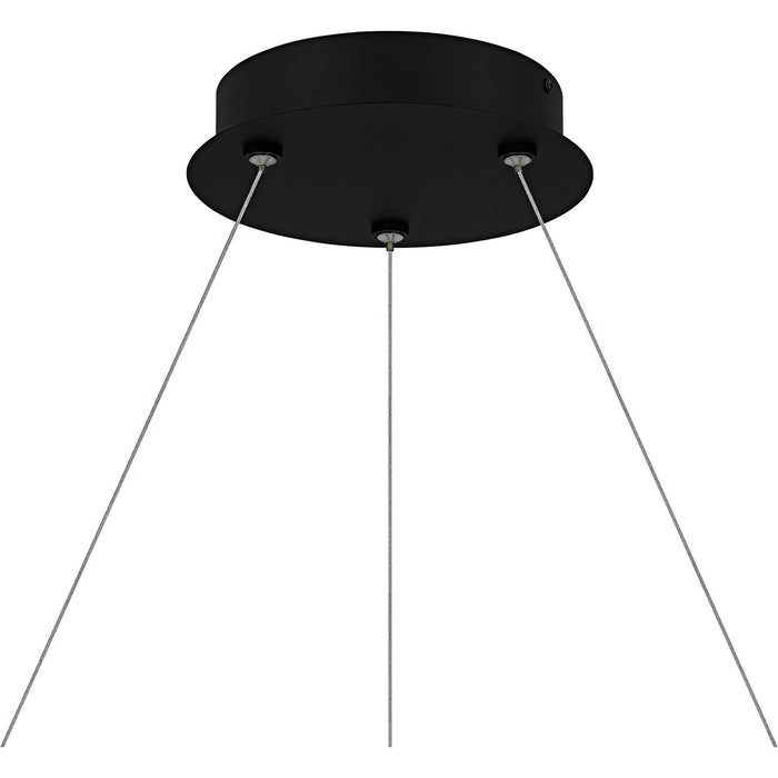 Quoizel PCAUR5030MBK LED Chandelier, Matte Black