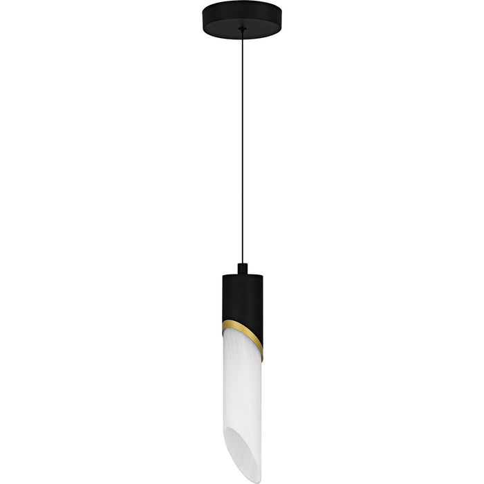 Quoizel PCAYS1503MBK LED Mini Pendant, Matte Black