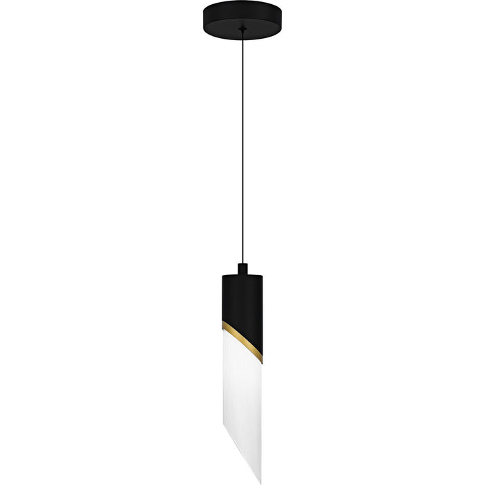 Quoizel PCAYS1503MBK LED Mini Pendant, Matte Black