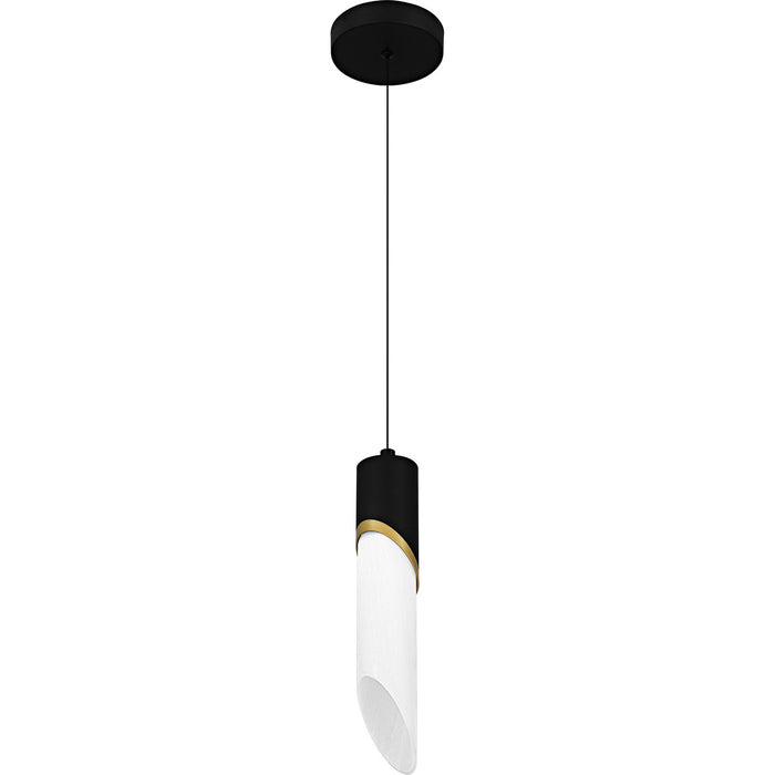 Quoizel PCAYS1503MBK LED Mini Pendant, Matte Black