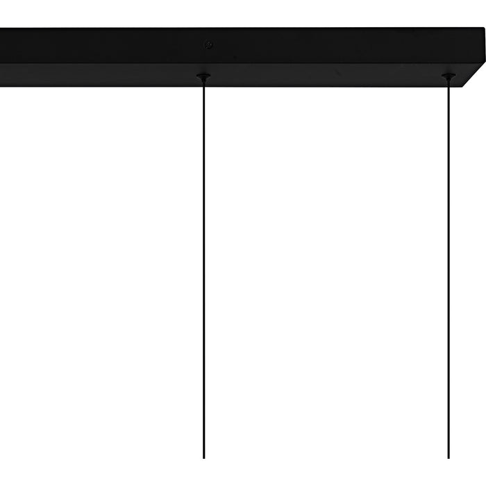 Quoizel PCAYS540MBK LED Linear Chandelier, Matte Black