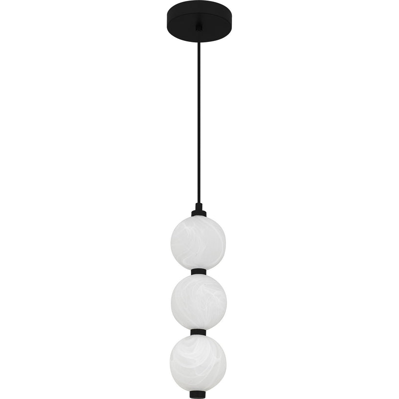 Quoizel PCCAD1505MBK LED Mini Pendant, Matte Black