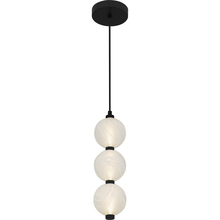 Quoizel PCCAD1505MBK LED Mini Pendant, Matte Black