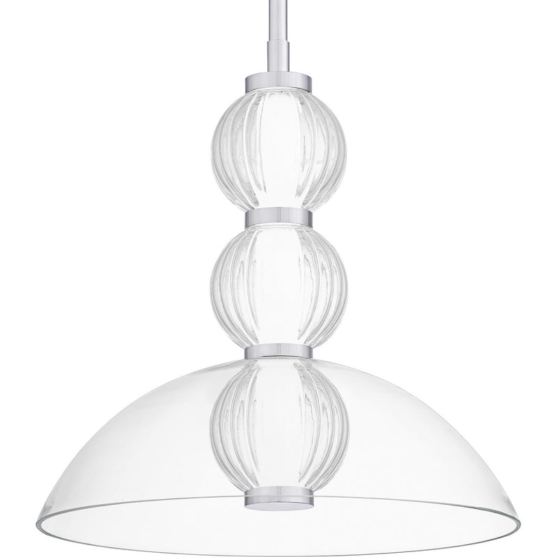 Quoizel PCELW1812C LED Pendant, Polished Chrome