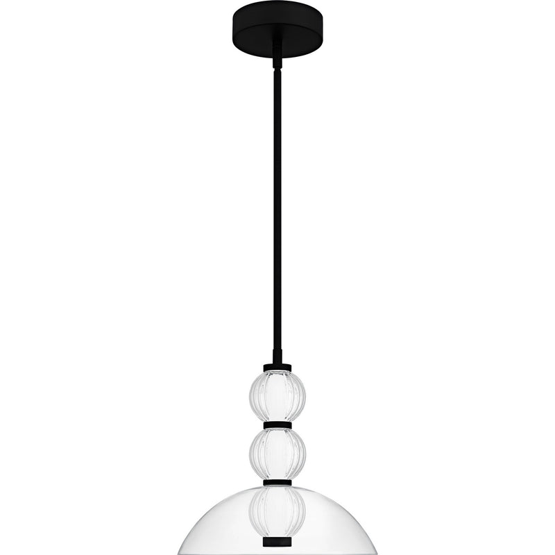 Quoizel PCELW1812MBK LED Pendant, Matte Black