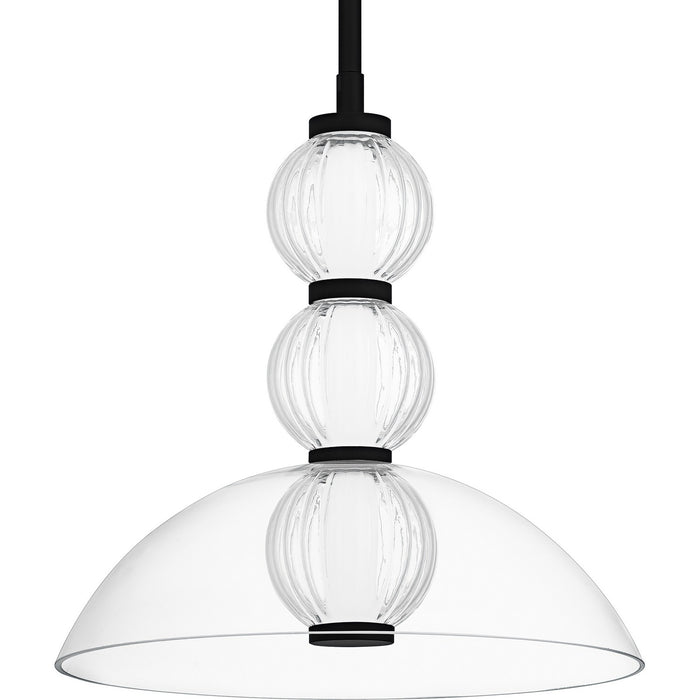 Quoizel PCELW1812MBK LED Pendant, Matte Black