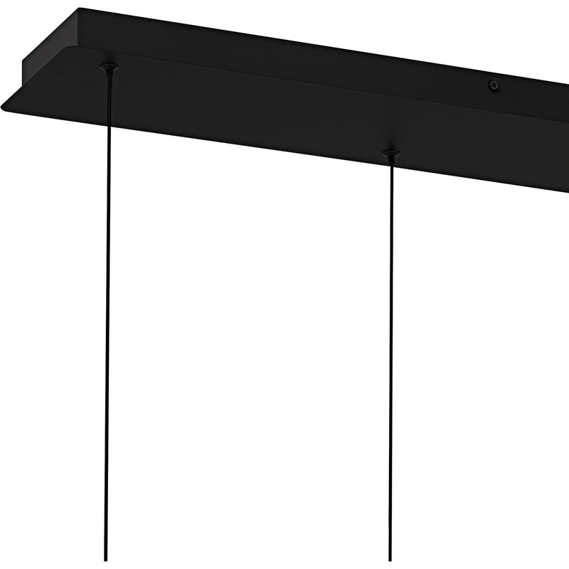 Quoizel PCHVK144MBK LED Linear Chandelier, Matte Black