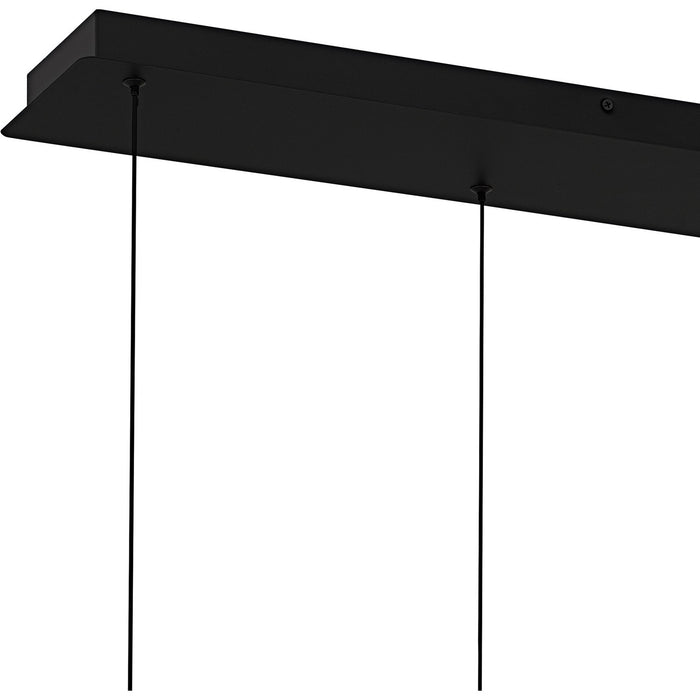 Quoizel PCHVK144MBK LED Linear Chandelier, Matte Black