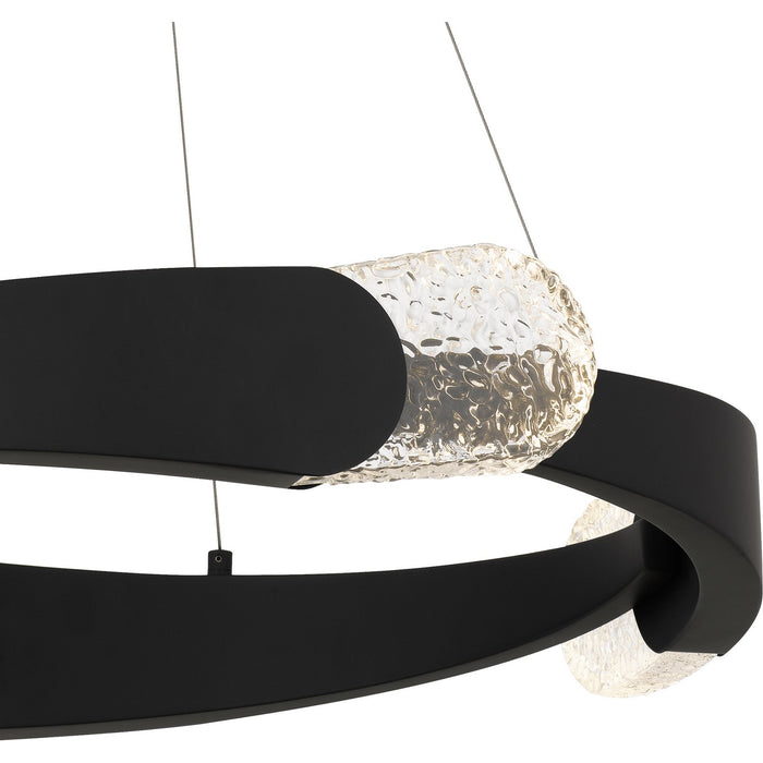 Quoizel PCSAF2824MBK LED Pendant, Matte Black