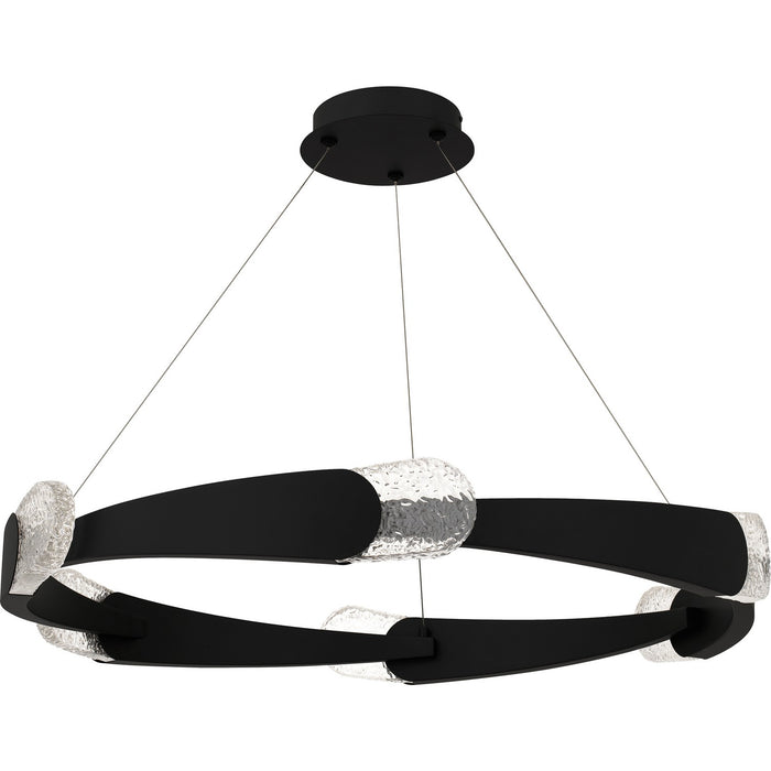 Quoizel PCSAF2834MBK LED Pendant, Matte Black