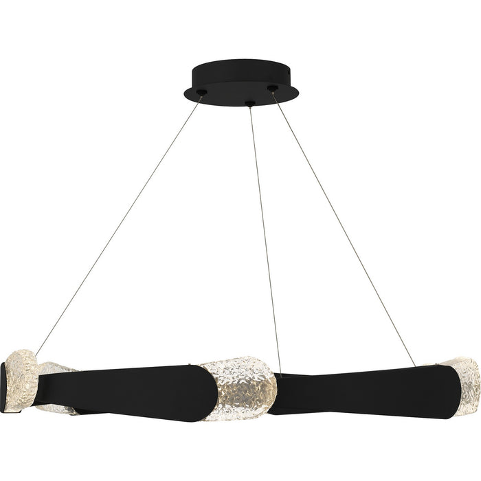 Quoizel PCSAF2834MBK LED Pendant, Matte Black