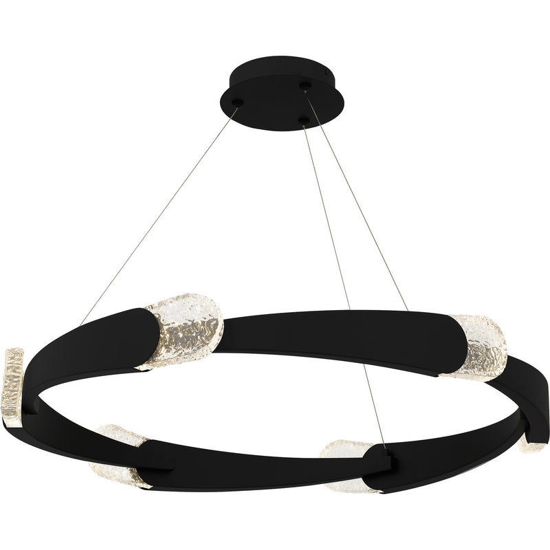 Quoizel PCSAF2834MBK LED Pendant, Matte Black