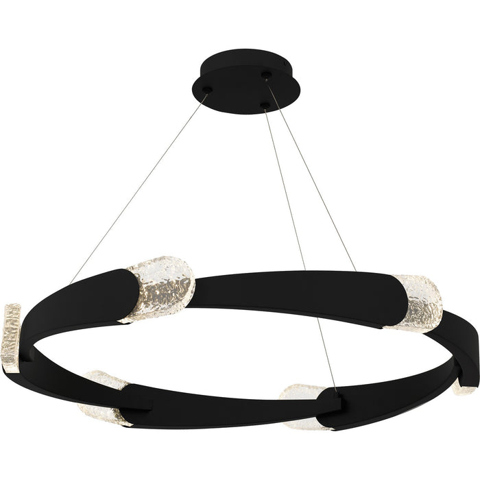 Quoizel PCSAF2834MBK LED Pendant, Matte Black