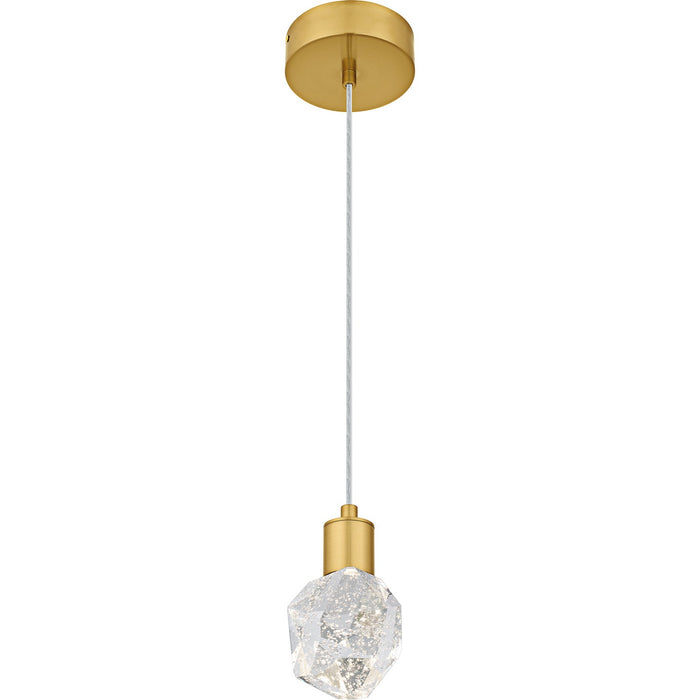 Quoizel PCSKY1505BRG LED Mini Pendant, Brushed Gold