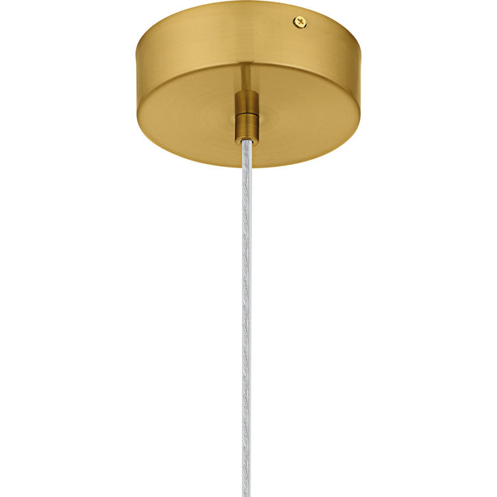 Quoizel PCSKY1505BRG LED Mini Pendant, Brushed Gold