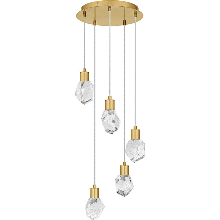 Quoizel PCSKY1812BRG LED Pendant, Brushed Gold