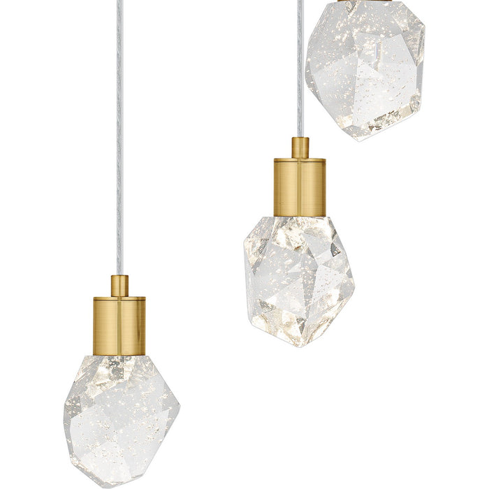 Quoizel PCSKY1812BRG LED Pendant, Brushed Gold