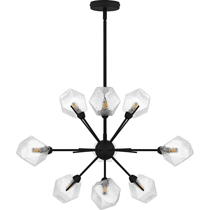 Quoizel PCSVD5034EK Nine Light Chandelier, Earth Black