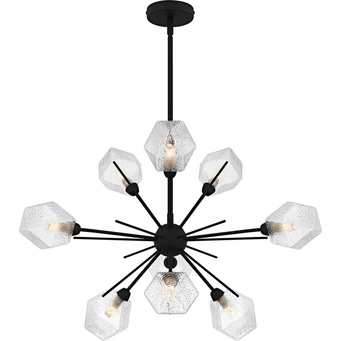 Quoizel PCSVD5034EK Nine Light Chandelier, Earth Black