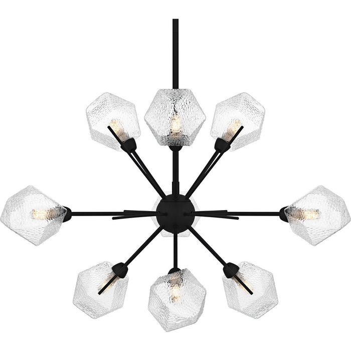 Quoizel PCSVD5034EK Nine Light Chandelier, Earth Black
