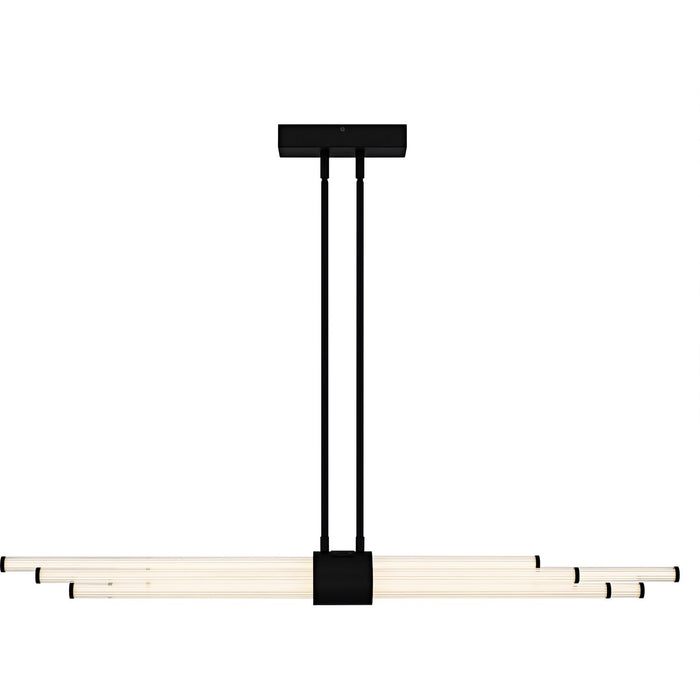 Quoizel PCTAL146MBK LED Linear Chandelier, Matte Black