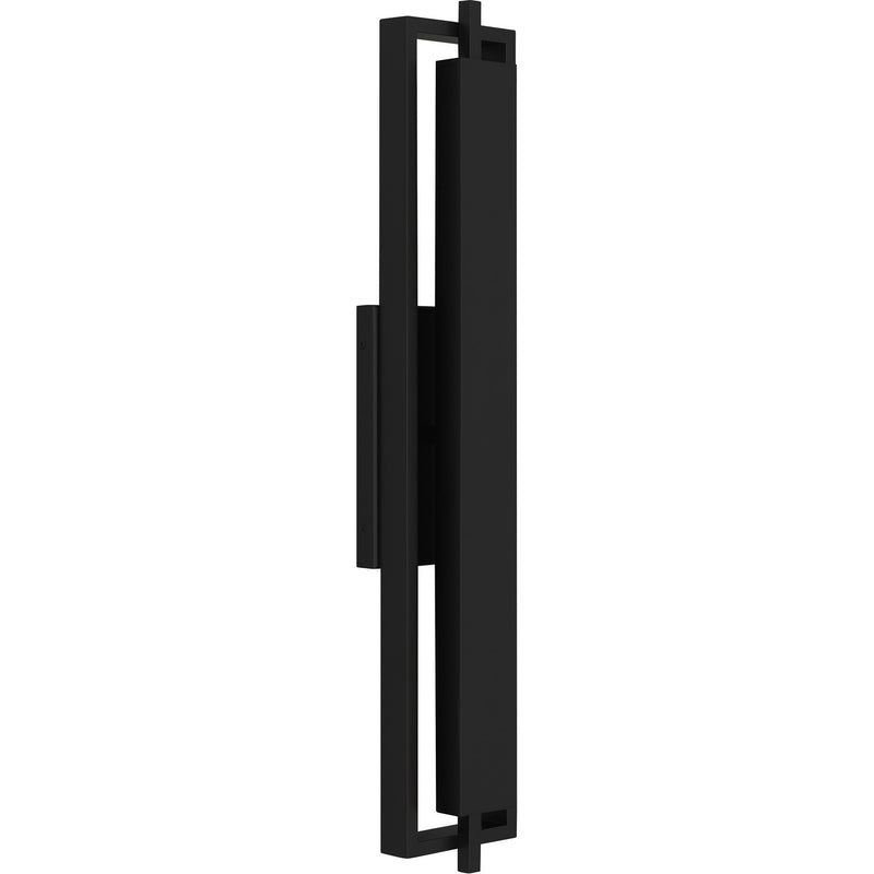 Quoizel PNT8506MBK LED Outdoor Wall Lantern, Matte Black